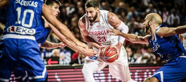 Матч сборных Грузии и Греции по баскетболу - Sputnik Грузия