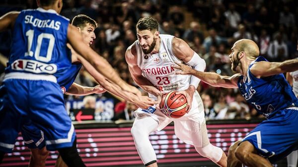 Матч сборных Грузии и Греции по баскетболу - Sputnik Грузия