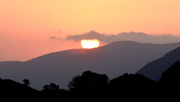Закат в горах Грузии в Кахети - Sputnik Грузия