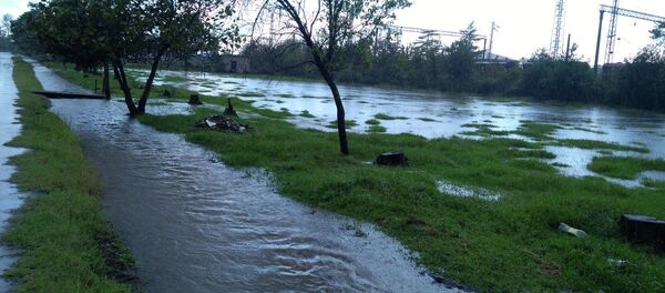 Наводнение в Ланчхутском районе региона Гурия - Sputnik Грузия