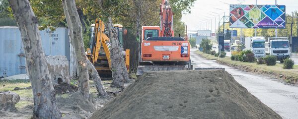 სარემონტო სამუშაოები კახეთის გზატკეცილზე - Sputnik საქართველო