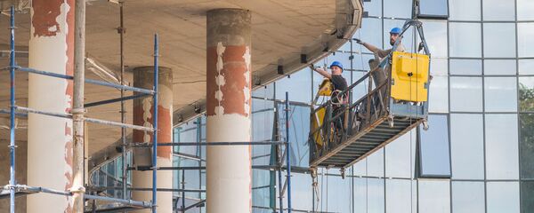 მშენებლობა თბილისის ერთ–ერთ უბანში - Sputnik საქართველო