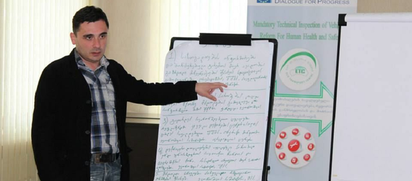 Председатель Ассоциации транспорта и дорог Давид Месхишвили - Sputnik Грузия