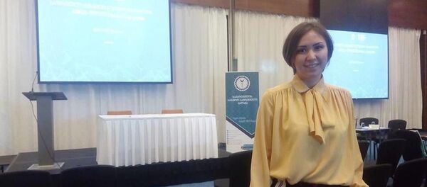 Начальник отдела многостороннего сотрудничества Внешнеторговой палаты Казахстана Айнур Анесова - Sputnik Грузия