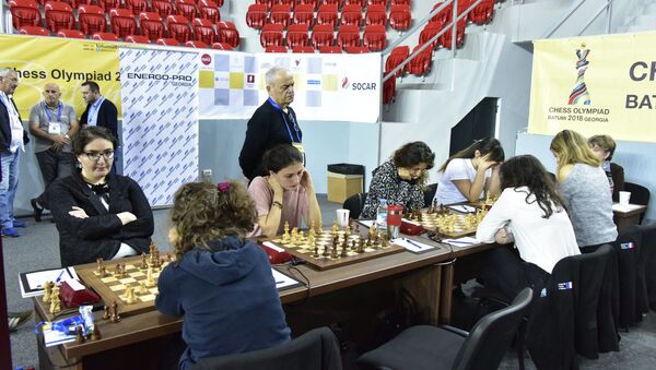 Первая женская сборная Грузии по шахматам - Sputnik Грузия