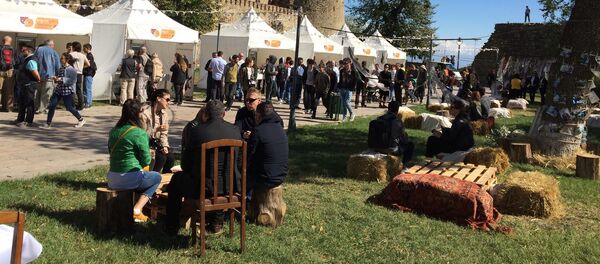 Винный фестиваль Телавино в Телави - Sputnik Грузия