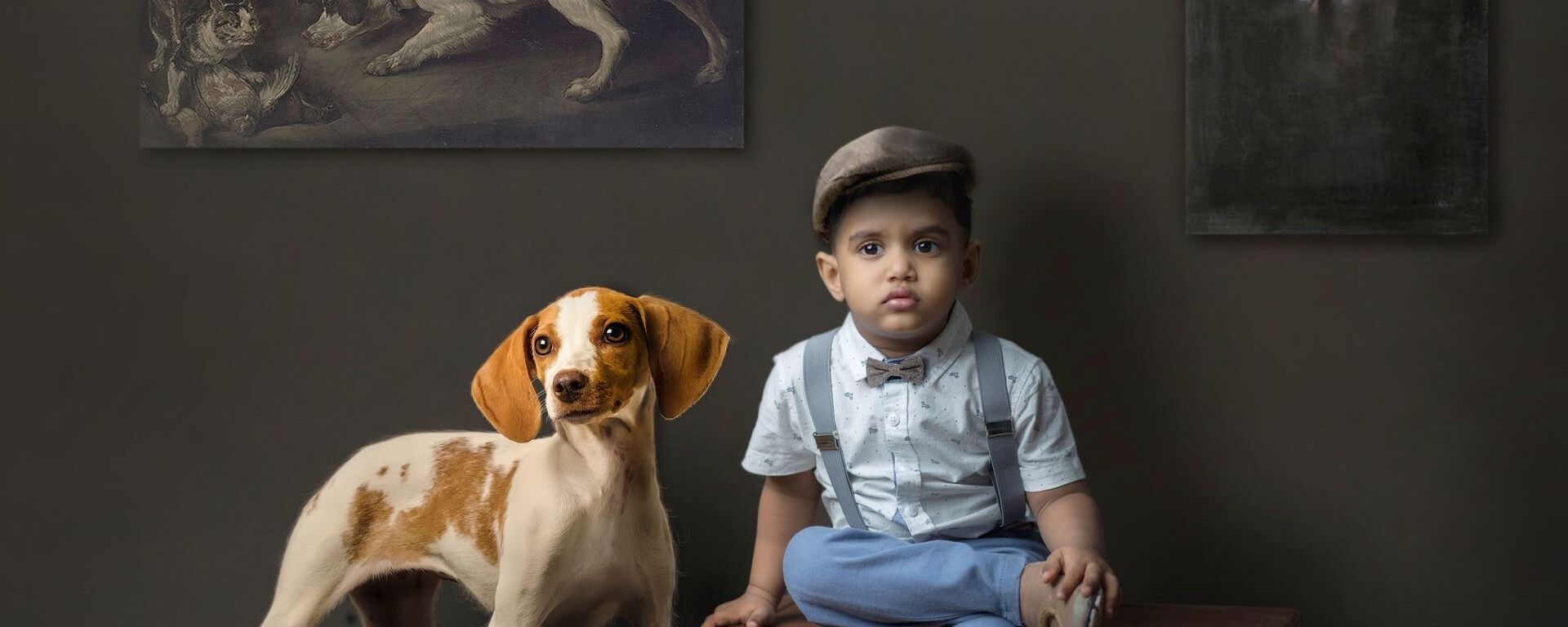 ბიჭუნა და ძაღლი - Sputnik საქართველო, 1920, 02.07.2020
