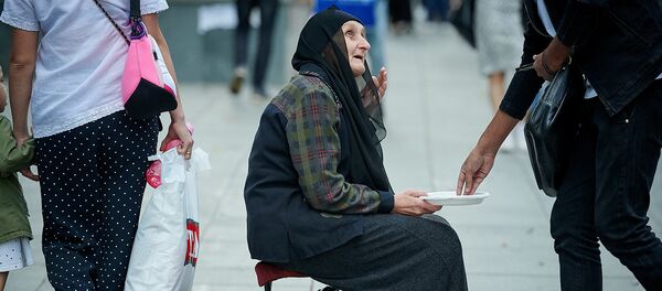 მათხოვარი თბილისის ქუჩებში მათხოვარი თბილისის ქუჩებში - Sputnik საქართველო