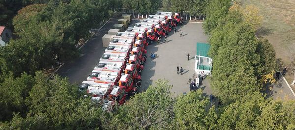 Пожарные машины поступили в регионы Грузии - Sputnik Грузия