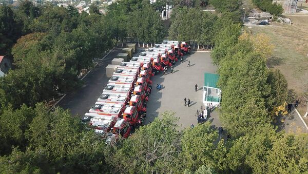 Пожарные машины поступили в регионы Грузии - Sputnik Грузия