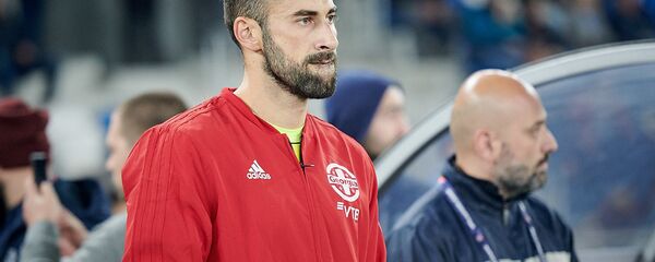 Вратарь сборной Грузии по футболу Георгий Лория - Sputnik Грузия