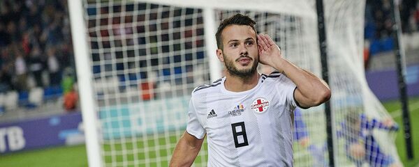 Игрок сборной Грузии Вако Казаишвили - Sputnik Грузия