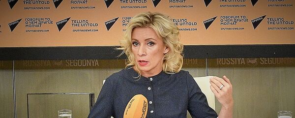 Мария Захарова на брифинге - Sputnik Грузия