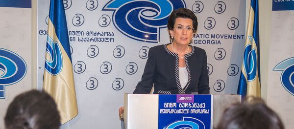 დემოკრატიული მოძრაობის ლიდერი ნინო ბურჯანაძე დემოკრატიული მოძრაობის ლიდერი ნინო ბურჯანაძე - Sputnik საქართველო