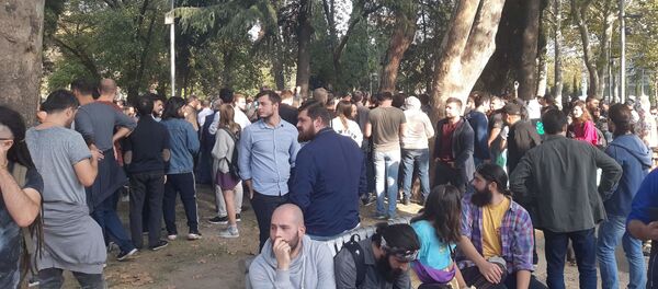 დედა ენის ბაღში კანაფის ლეგალიზაციის ფესტივალი მიმდინარეობს დედა ენის ბაღში კანაფის ლეგალიზაციის ფესტივალი მიმდინარეობს - Sputnik საქართველო