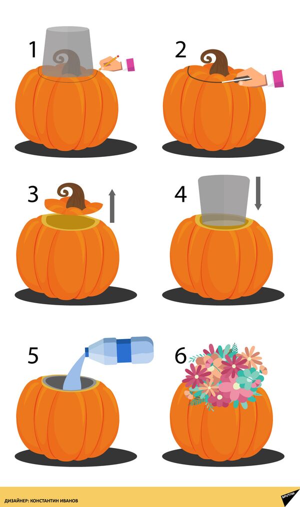 8+ простых и модных способа украсить тыквы на Хэллоуин
