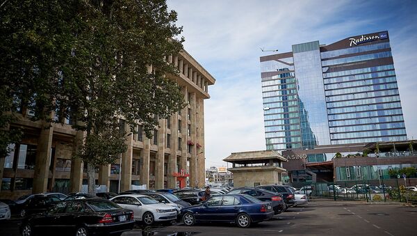 Отель Рэдиссон Иверия - вид на город Тбилиси - Sputnik Грузия