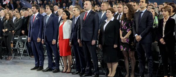 კახა კალაძე, ირაკლი კობახიძე, სალომე ზურაბიშვილი, ბიძინა ივანიშვილი, მამუკა ბახტაძე კახა კალაძე, ირაკლი კობახიძე, სალომე ზურაბიშვილი, ბიძინა ივანიშვილი, მამუკა ბახტაძე - Sputnik საქართველო