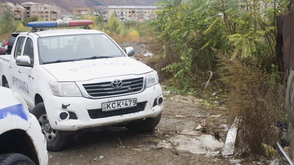 Место убийства 8-летней девочки в Гори - Sputnik Грузия