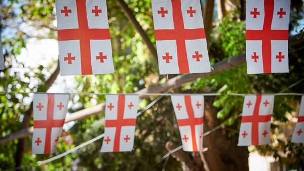 Грузинские флаги - Sputnik Грузия