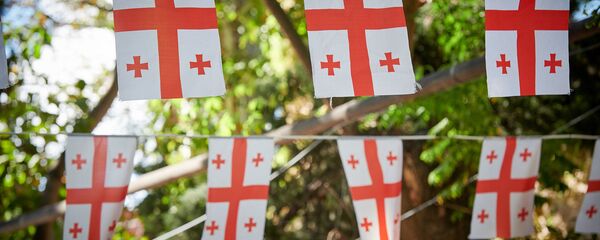 Грузинские флаги - Sputnik Грузия