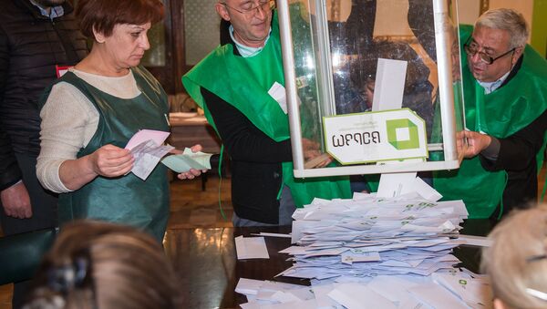 Подсчет голосов, выборы 2018 - Sputnik Грузия