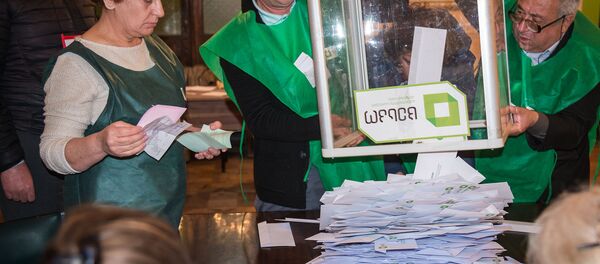 ხმების დათვლა არჩევნებზე - Sputnik საქართველო