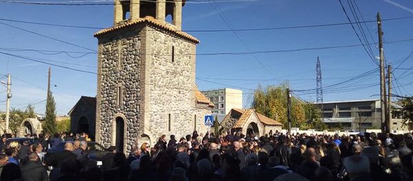 Похороны 8-летней Нани Бериашвили в Гори - Sputnik Грузия