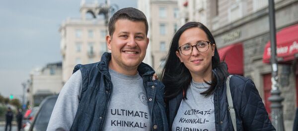 Организаторы проекта Past Perfect Tbilisi Манана Каладзе и Олег Сухман - Sputnik Грузия