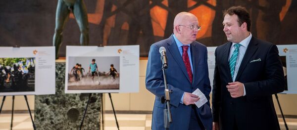 Выставка лауреатов конкурса им. Стенина-2018 в штаб-квартире ООН Выставка лауреатов конкурса им. Стенина-2018 в штаб-квартире ООН - Sputnik Грузия