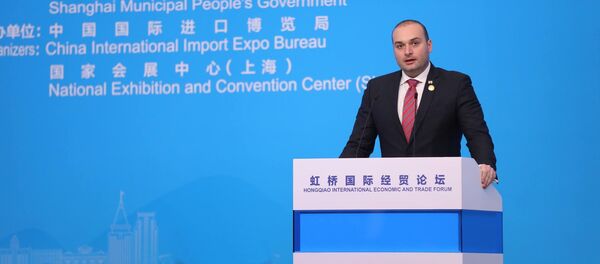 Мамука Бахтадзе выступает на конференции в Китае - Sputnik Грузия
