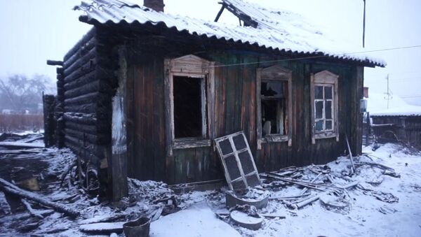 Крупный пожар в Кемеровской области: кадры с места ЧП - Sputnik Грузия