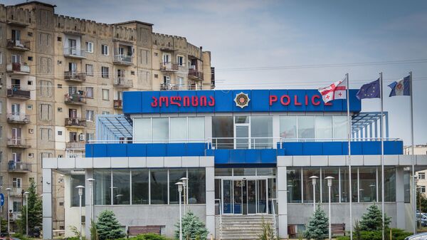 Прозрачный полицейский участок в Тбилиси - Sputnik Грузия