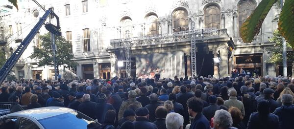 აქცია რუსთაველის პროსპექტზე - Sputnik საქართველო