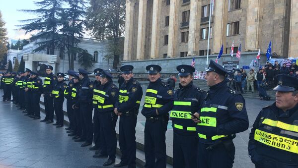 Акция протеста на проспекте Руставели - Sputnik Грузия