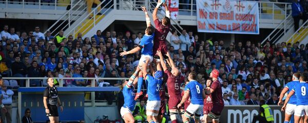 Тест-матч между сборными Грузии и Италии по регби - Sputnik Грузия