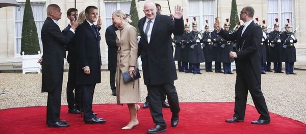 Георгий Маргвелашвили в Елисейском дворце в Париже - Sputnik Грузия