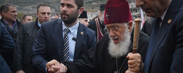 Католикос Патриарх Всея Грузии Илия Второй Католикос Патриарх Всея Грузии Илия Второй - Sputnik Грузия