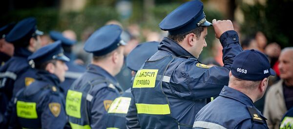 Полиция на акции протеста - Sputnik Грузия