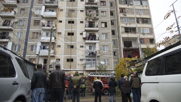 Последствия взрыва в жилом доме в Поничала - разрушена часть дома - Sputnik Грузия