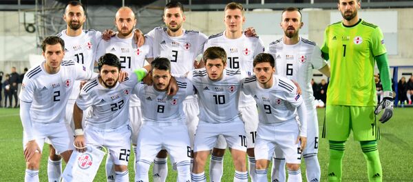 საქართველო-ანდორა. საქართველოს ნაკრები მატჩის დაწყების წინ საქართველო-ანდორა. საქართველოს ნაკრები მატჩის დაწყების წინ - Sputnik საქართველო