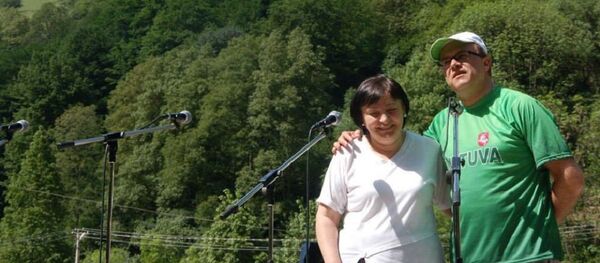 ნანა დევიძე და საქართველოში ლიეტუვური ენისა და კულტურის ცენტრის ხელმძღვანელი, პროფესორი ვიდას კავალიაუსკასი ნანა დევიძე და საქართველოში ლიეტუვური ენისა და კულტურის ცენტრის ხელმძღვანელი, პროფესორი ვიდას კავალიაუსკასი - Sputnik საქართველო