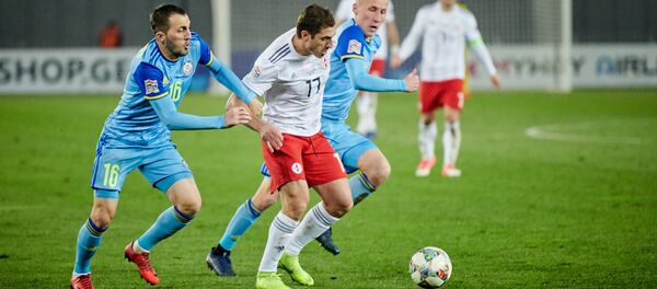 Матч между сборными Грузии и Казахстана по футболу в рамках Лиги наций УЕФА - Sputnik Грузия