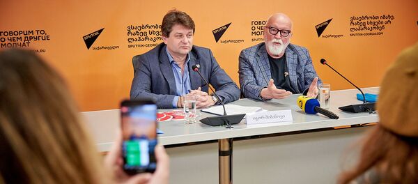 Пресс-конференция организаторов фестиваля Свидание - кинороман - Sputnik Грузия