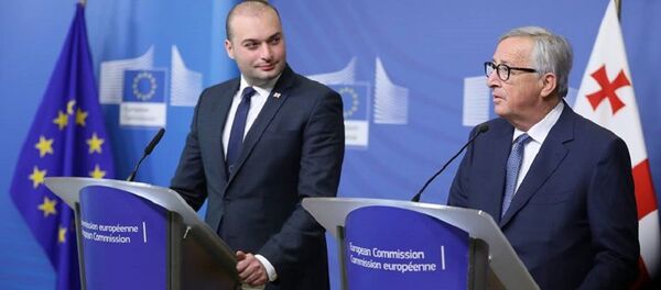 მამუკა ბახტაძე და ჟან-კლოდ იუნკერი - Sputnik საქართველო