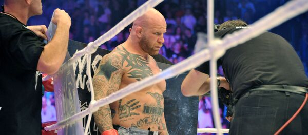 Джефф Монсон на турнире по смешанным единоборствам. Архивное фото - Sputnik Грузия