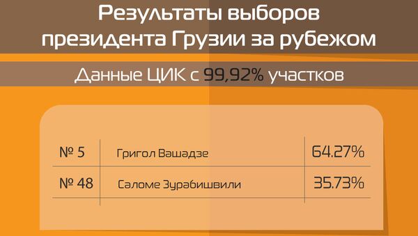 Голосование за пределами Грузии - Sputnik Грузия