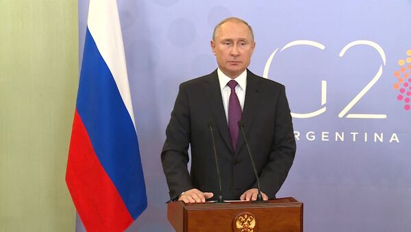 Путин рассказал о беседе с Трампом на G20 - Sputnik Грузия