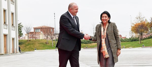 გიორგი მარგველაშვილი და სალომე ზურაბიშვილი - Sputnik საქართველო