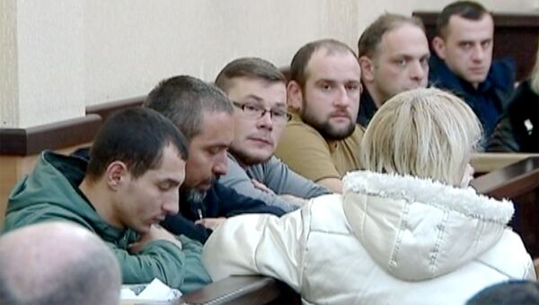 Задержанные в Грузии за хранение оружия граждане Украины в зале суда - Sputnik Грузия